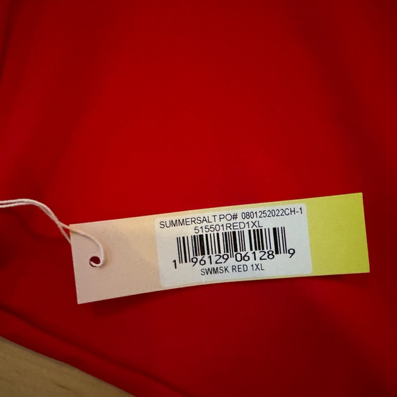 NWT Lava (red) swim skirt in 1x from Summersalt - Picture 5 of 6
